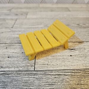 LI'L WOODZEEZ Yellow Outdoor Lounge Chair Family Treehouse Replacement Part "N"